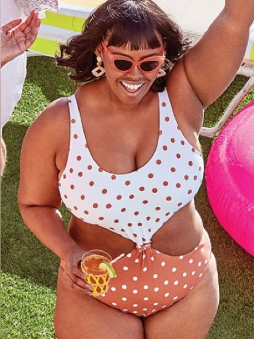 Gabifresh X Swimsuits For All Dotted Whirlwind Monokini